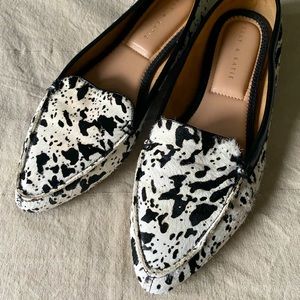 Kelly & Katie calfskin flats. Worn once